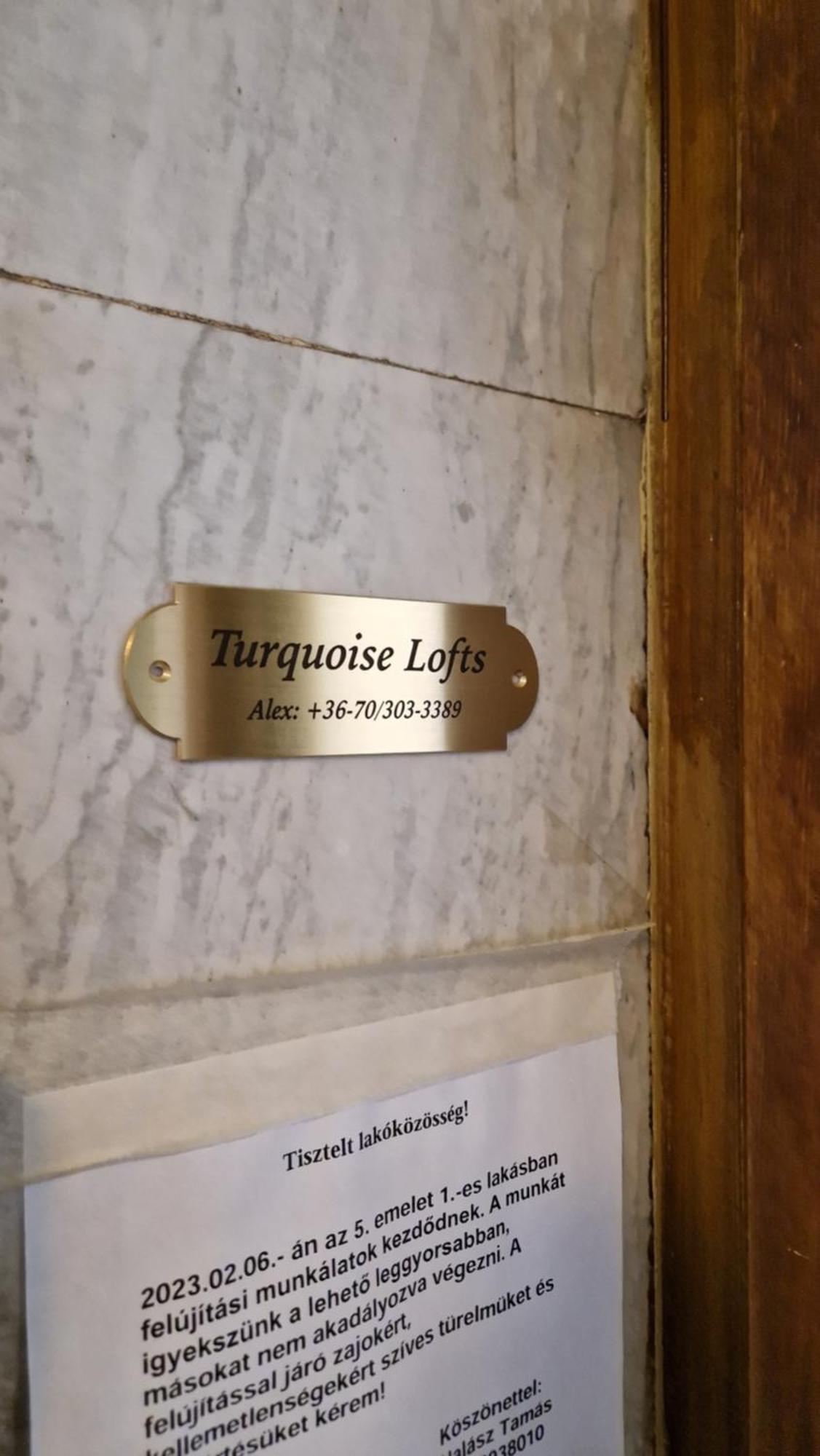 Apartamento Turquoise Lofts Budapest Exterior foto